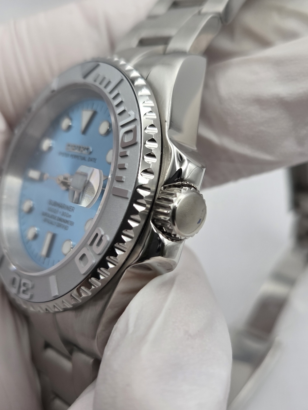 New Custom 40mm SeikoMod Automatic Watch Dive Watch - Picture 3 of 7